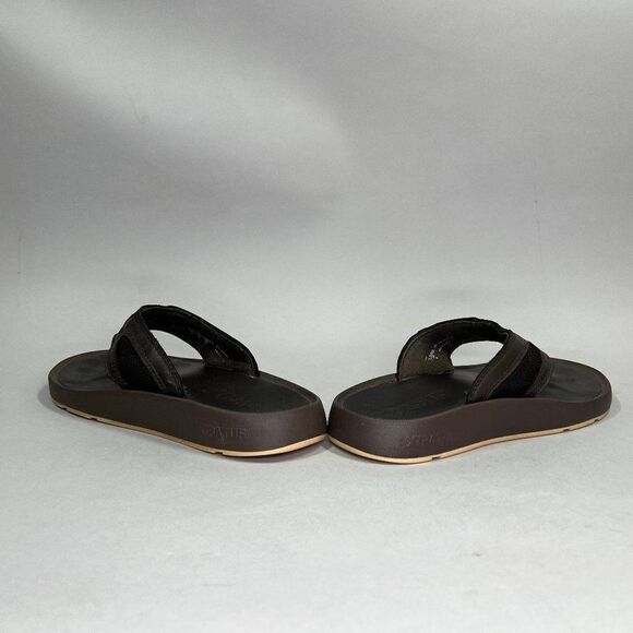 XtraTuf Women's Size 7 South Shore Leather Thong Flip Flop Sandals - Picture 7 of 11